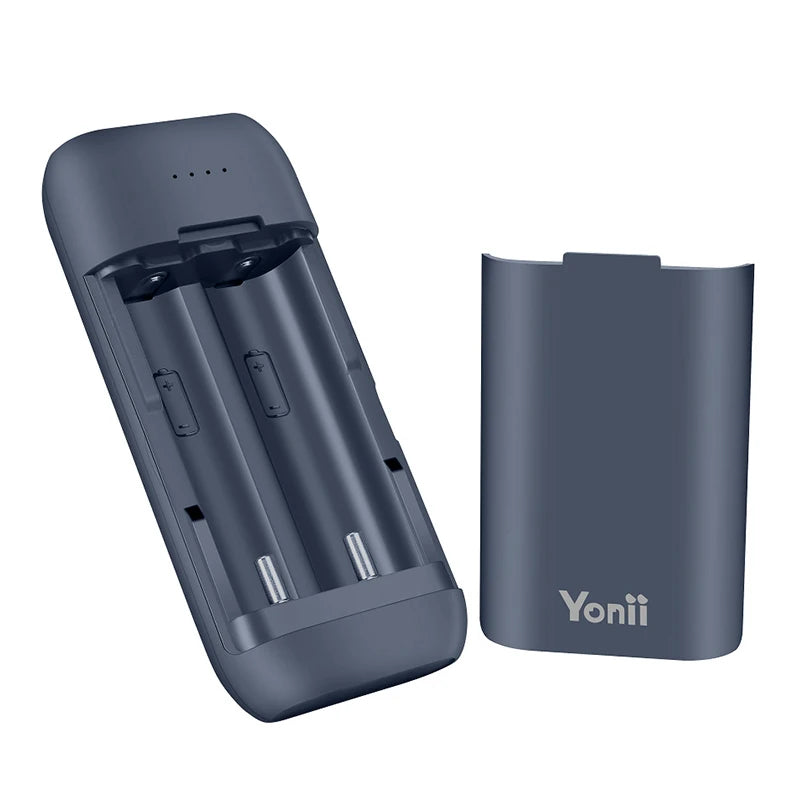 Caja Power Bank 2x18650 con Pantalla LED y Carga Rápida QC3.0