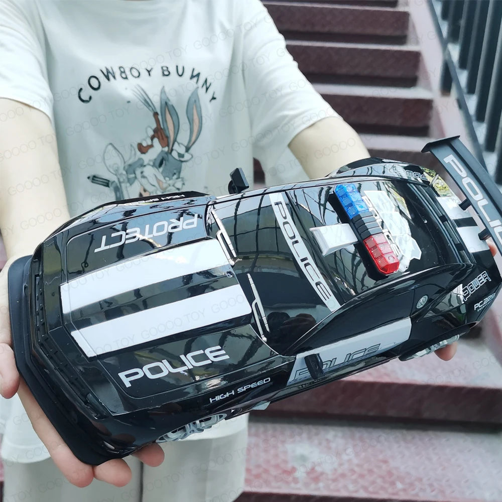 Auto RC Policía 1:12 Control Remoto 2.4G Alta Velocidad