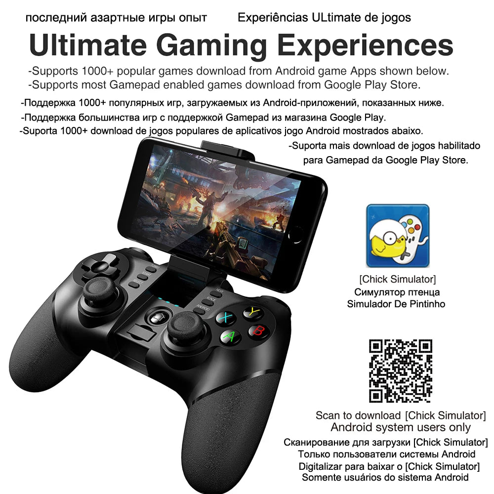 Mando de Control PUBG Bluetooth USB para iPhone Android PC PS4 PS3 Playstation PS 4 3 Nintendo Switch controlador almohadilla de juego móvil