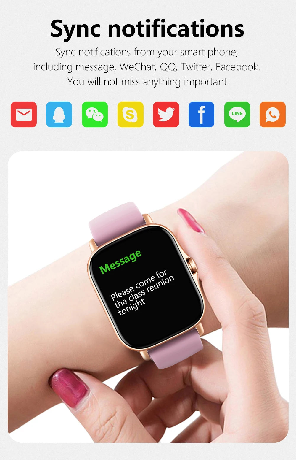 Reloj Inteligente Multifuncional con Bluetooth, Música, Fitness y Monitor de Sueño