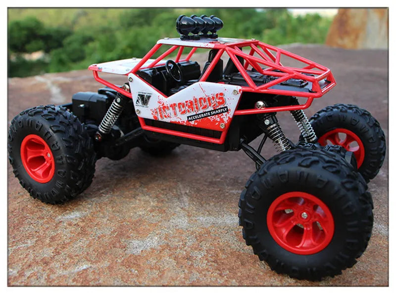 Coche RC 4WD 1:12 y 1:16 Rock Crawler Todoterreno con LED