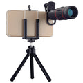 Lente Telescópica Monocular APEXEL 18X con Trípode para Smartphones