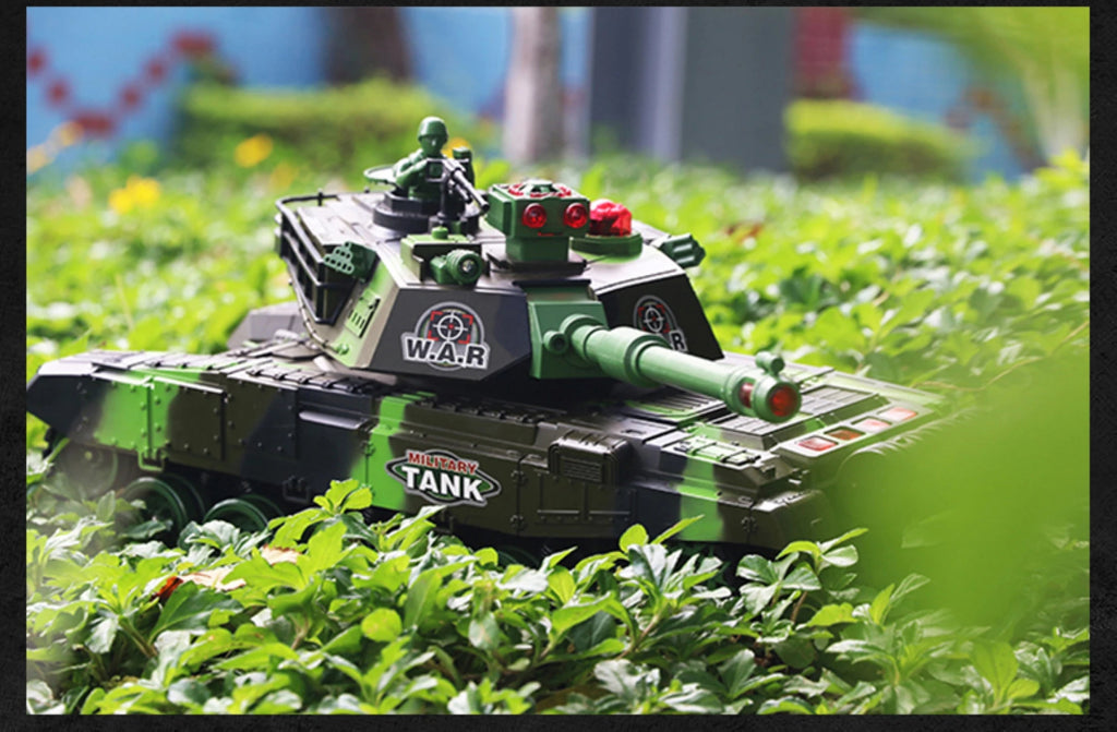 Tanque RC Grande 44cm Control Remoto Simulación Militar