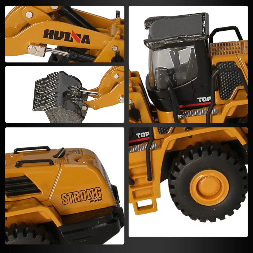 Vehículos de Construcción HUINA 1:60 Diecast Metal Juguete