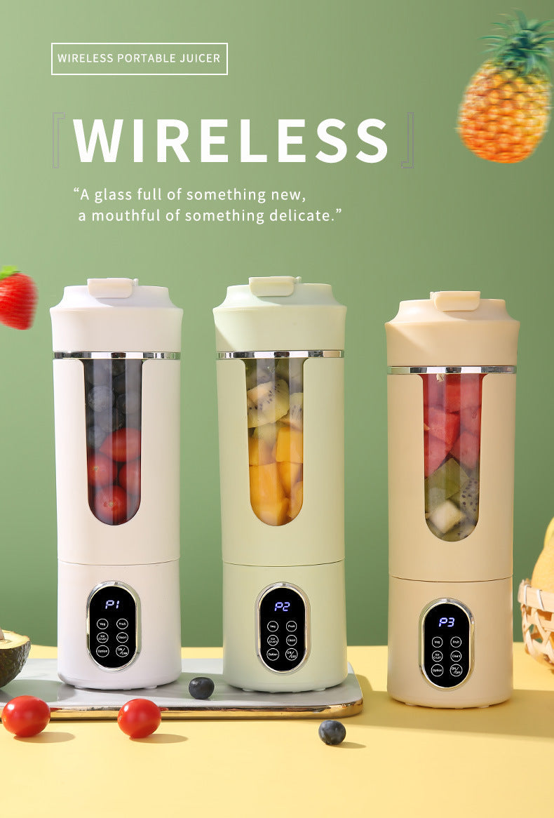 Exprimidor de Cítricos Portátil USB con 12 Cuchillas
