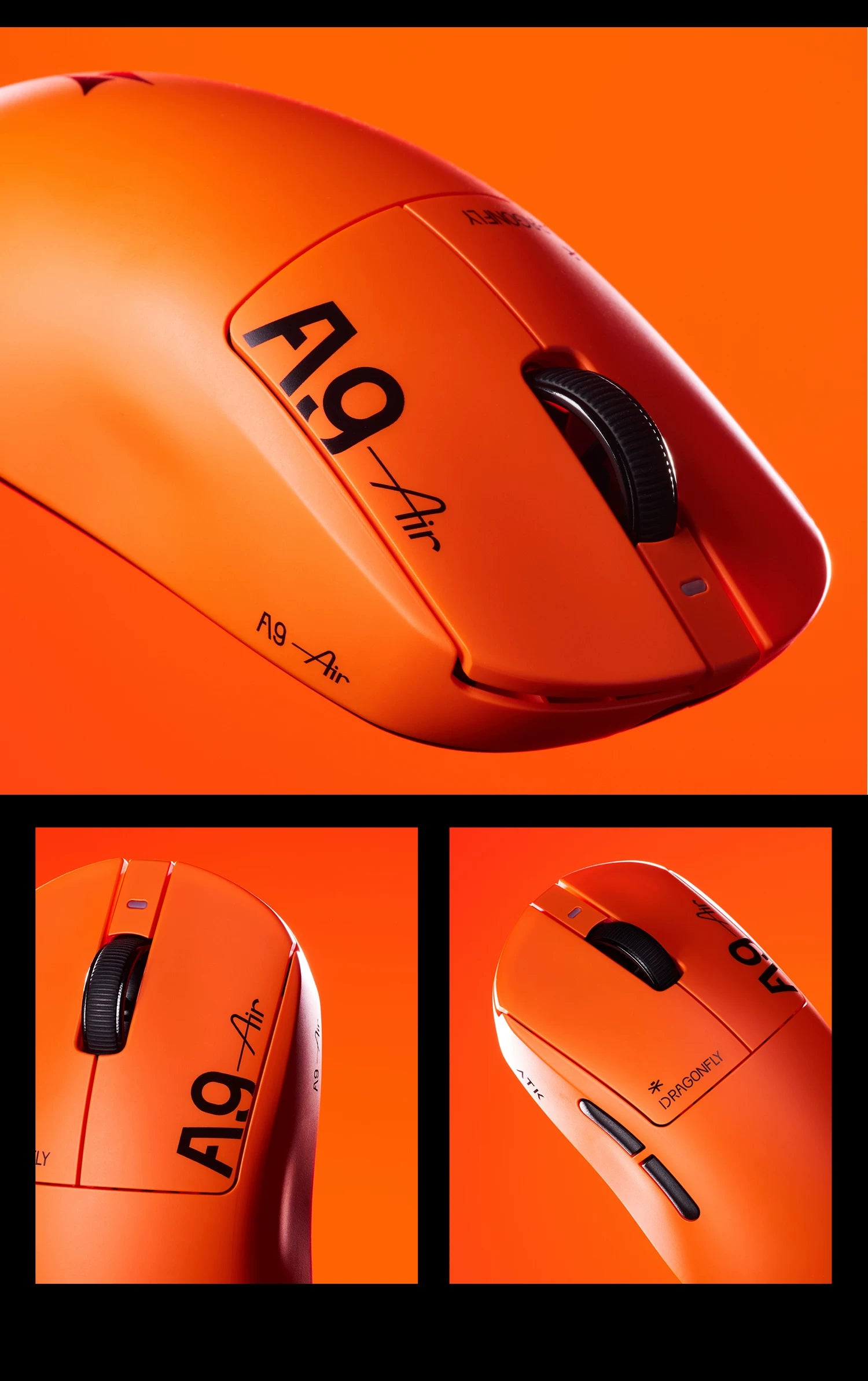 Ratón para Juegos ATK Serie A9: A9/A9 SE/A9 Plus/A9 Pro Max/A9 ULTRA MAX/A9 Ultimate(Plus)/A9 Air Ultimate(Plus)/A9 MINI Ultimate(Plus)