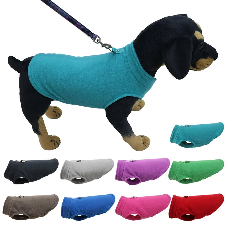 Chaleco de Lana para Perros y Gatos - Abrigo Cálido con Anillo en D