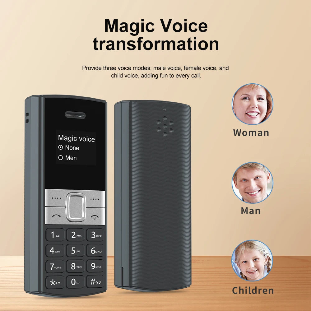 SERVO BM150-teléfono móvil con funciones súper pequeñas, 2 SIM, marcación de velocidad en espera, registro de llamadas automático, lista negra, Mini botón, teléfonos más pequeños