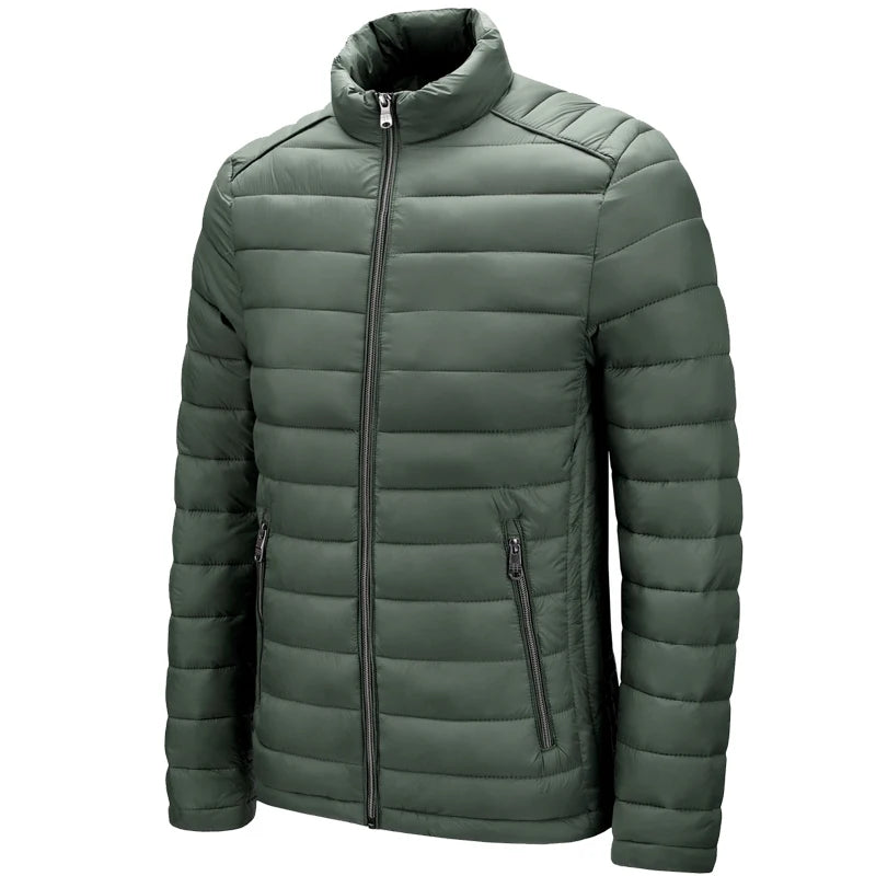 Chaqueta Acolchada con Capucha para Hombre – Abrigo de Invierno
