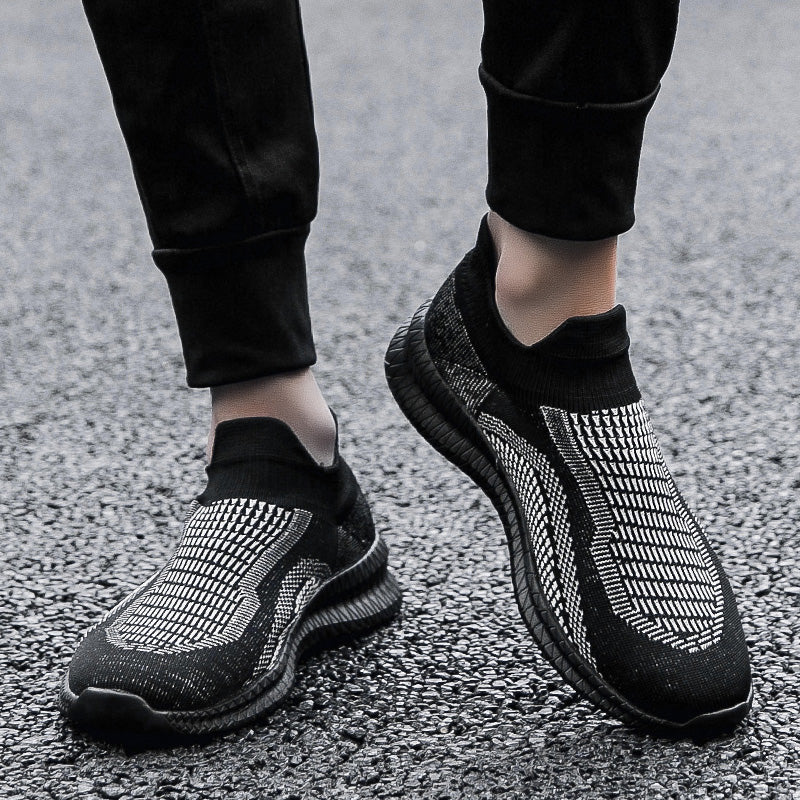 Zapatos transpirables para caminar para hombre, mocasines ligeros para exteriores, zapatos informales suaves y flexibles para hombre, calzado de moda, zapatillas de deporte 39-48