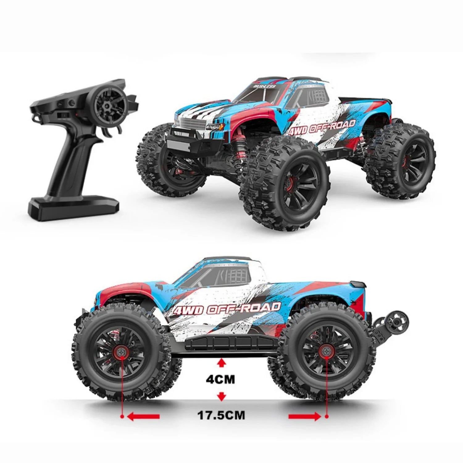 Auto RC MJX Hyper Go 1/16 Sin Escobillas 3S 4WD Alta Velocidad
