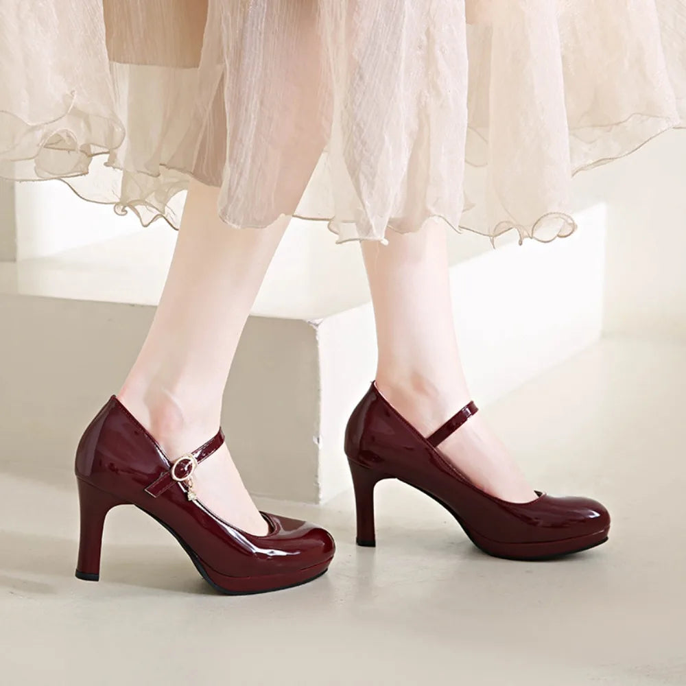 Zapatos de Tacón Alto para Mujer con Plataforma | Tallas 34-42