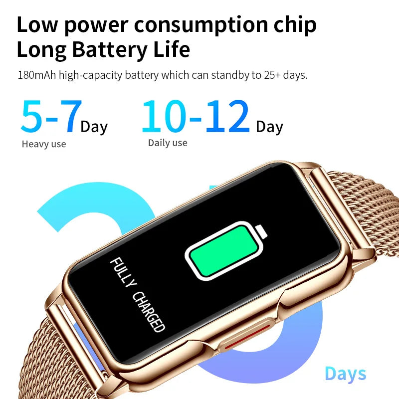 Smartwatch deportivo con frecuencia cardíaca 1,47" para mujer y hombre