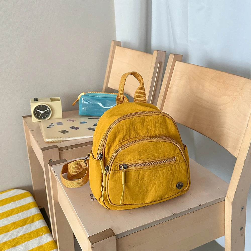 Mini Mochila Japonesa para Viajes de Mujer, Ligera, Pequeña, Mochila Ligera para Compras al Aire Libre, Bolso Pequeño