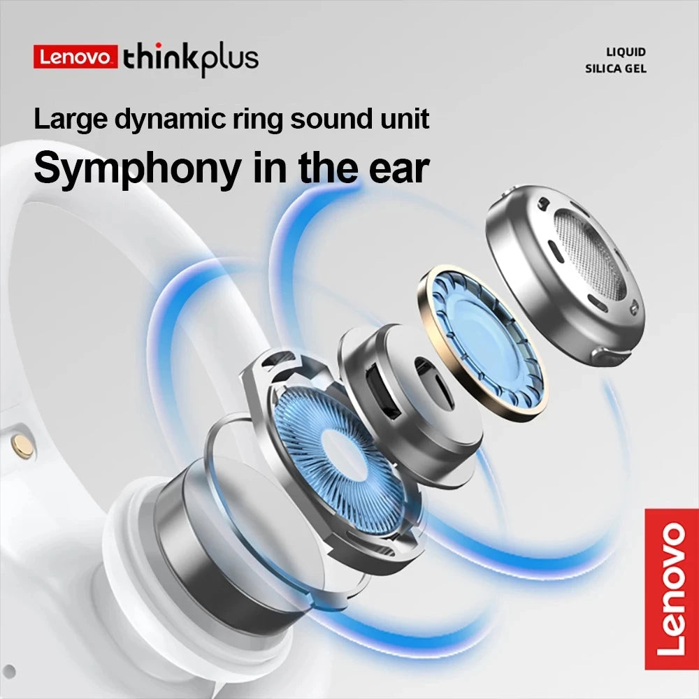 Auriculares Bluetooth TWS Lenovo LP75 Deportivos con Gancho y Micrófono