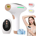 Dispositivo de Depilación IPL 3 en 1 con Enfriamiento por Hielo, 999900 Flashes, Depiladora Láser para Mujeres y Hombres, Uso Doméstico