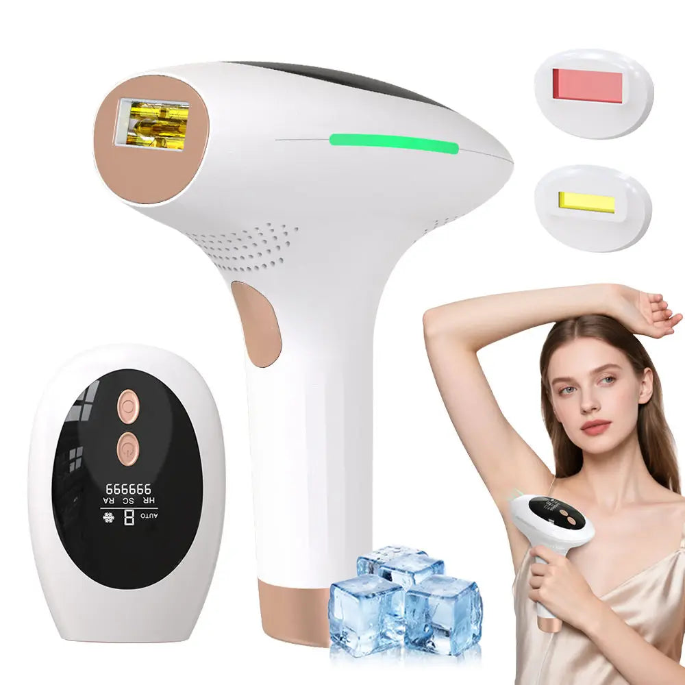 Depiladora IPL 3en1 con Enfriamiento por Hielo