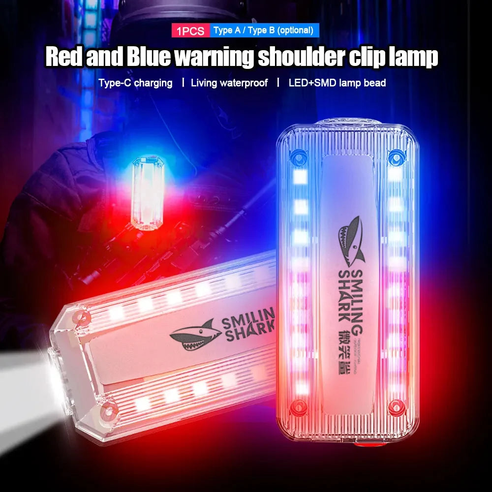 Luz LED Estroboscópica con Clip para Correr y Seguridad