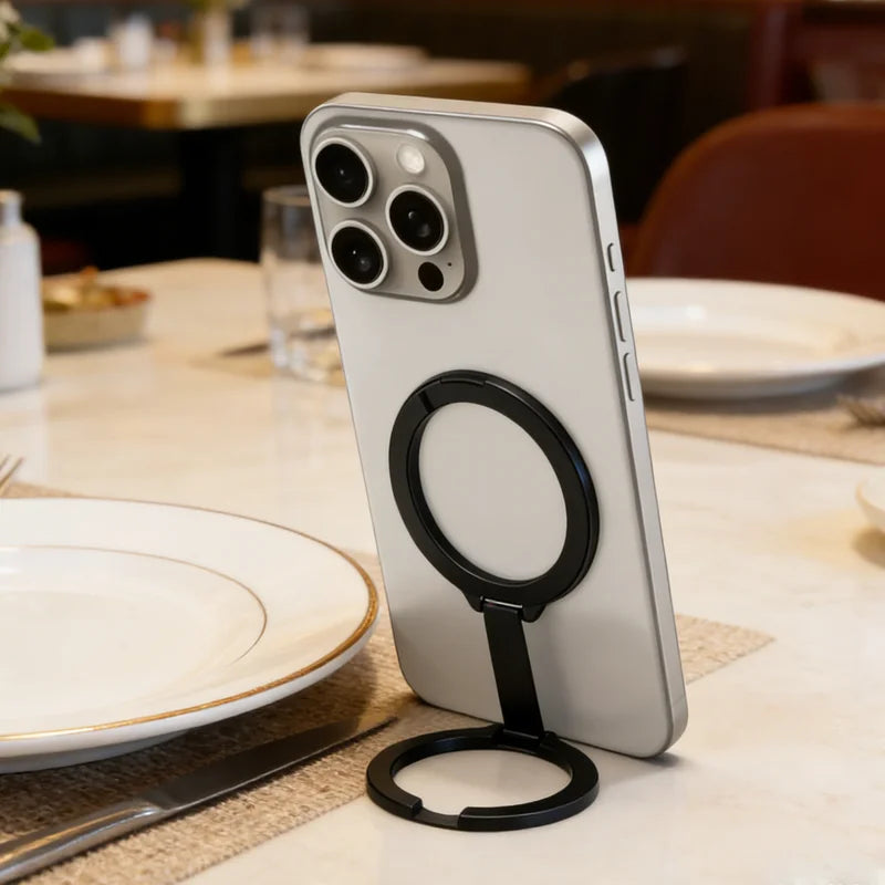 Soporte Magnético Universal Plegable de Doble Cara para Teléfono, Compatible con Magsafe, para Gimnasio, Caminadora, Coche, Soporte Plegable para Smartphone