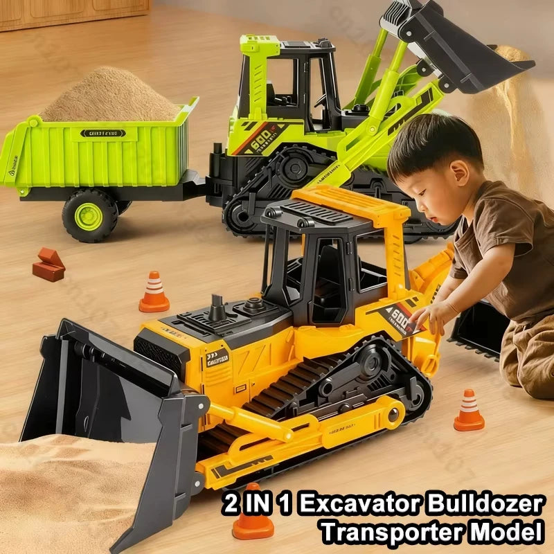 Set de Vehículos de Ingeniería Diecast para Niños 1:24