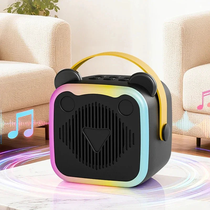 Mini Altavoz Bluetooth Portátil con Micrófono para Karaoke
