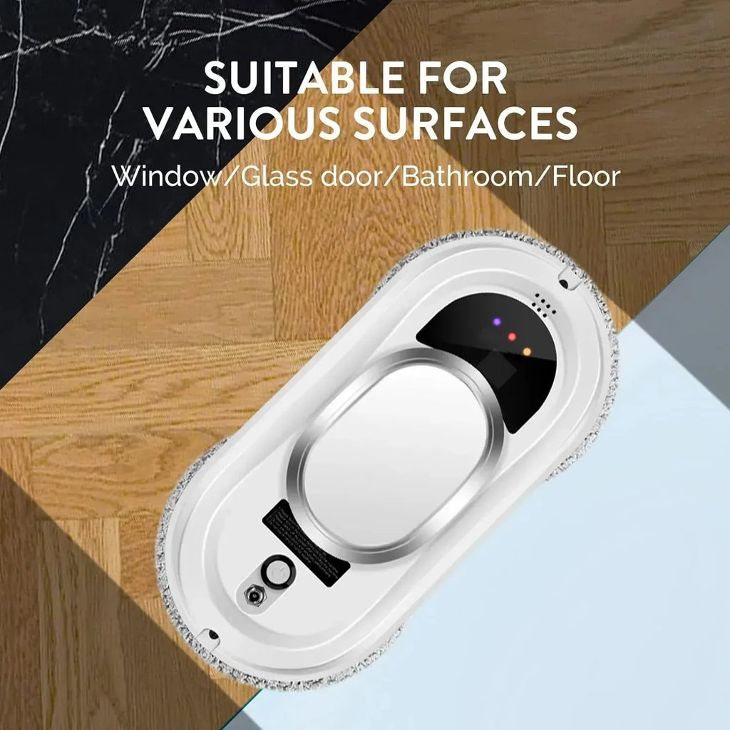 Robot inteligente para limpieza de ventanas, limpiador de cristales eléctrico con Control remoto para el hogar, limpiador de ventanas de balcón de gran altura