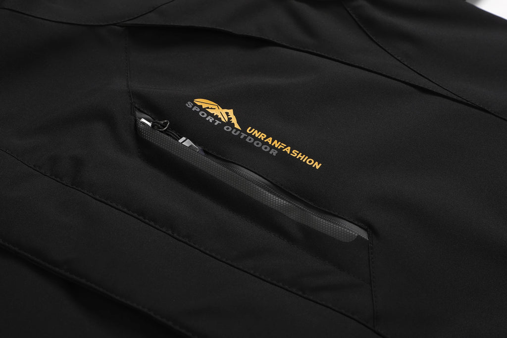 Chaqueta repelente al agua para hombre, para primavera y otoño, resistente al viento y al desgaste, con capucha desmontable, adecuada para actividades al aire libre como camping, pesca, montañismo y senderismo.