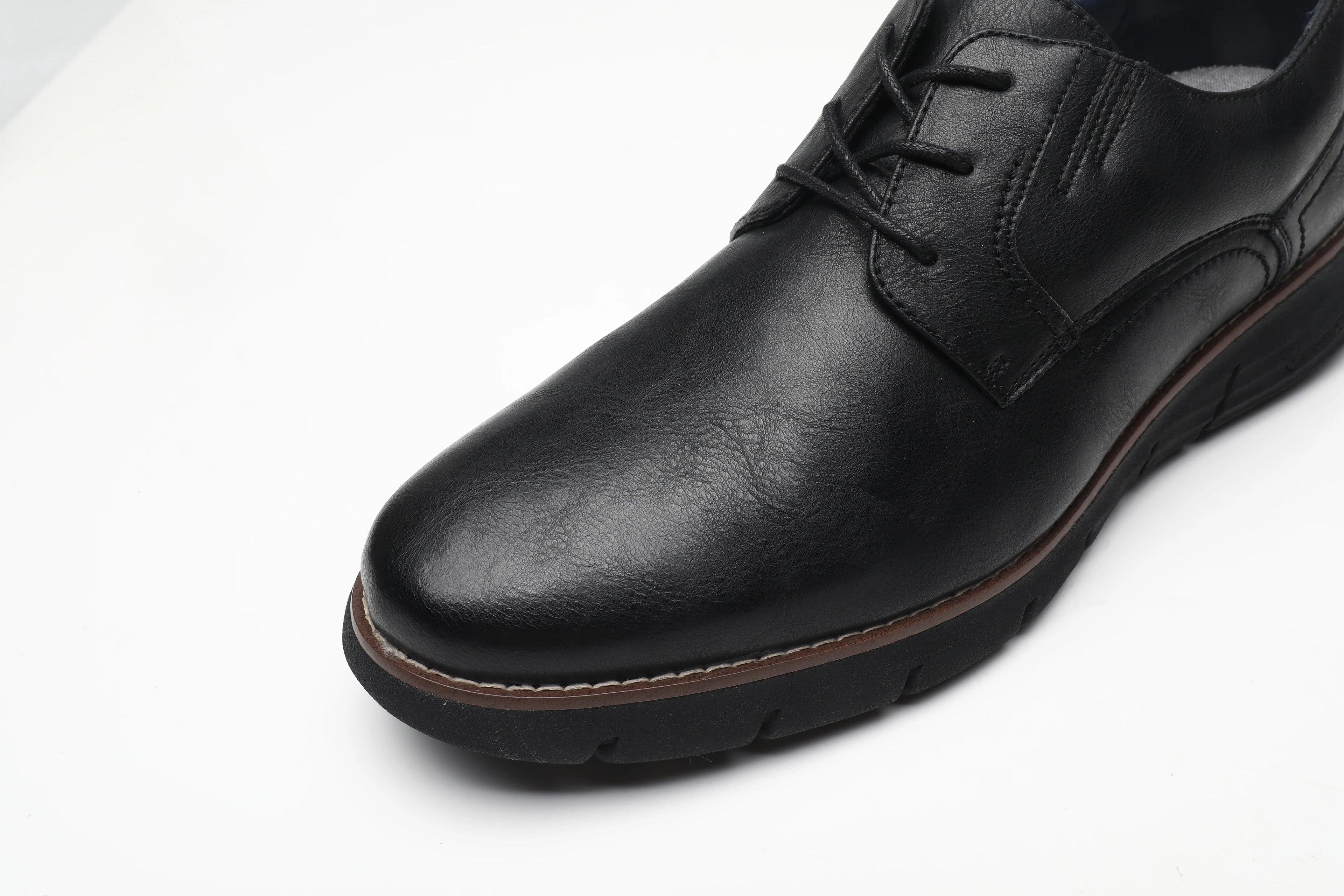 Zapatos Casuales de Cuero para Hombre con Cordones