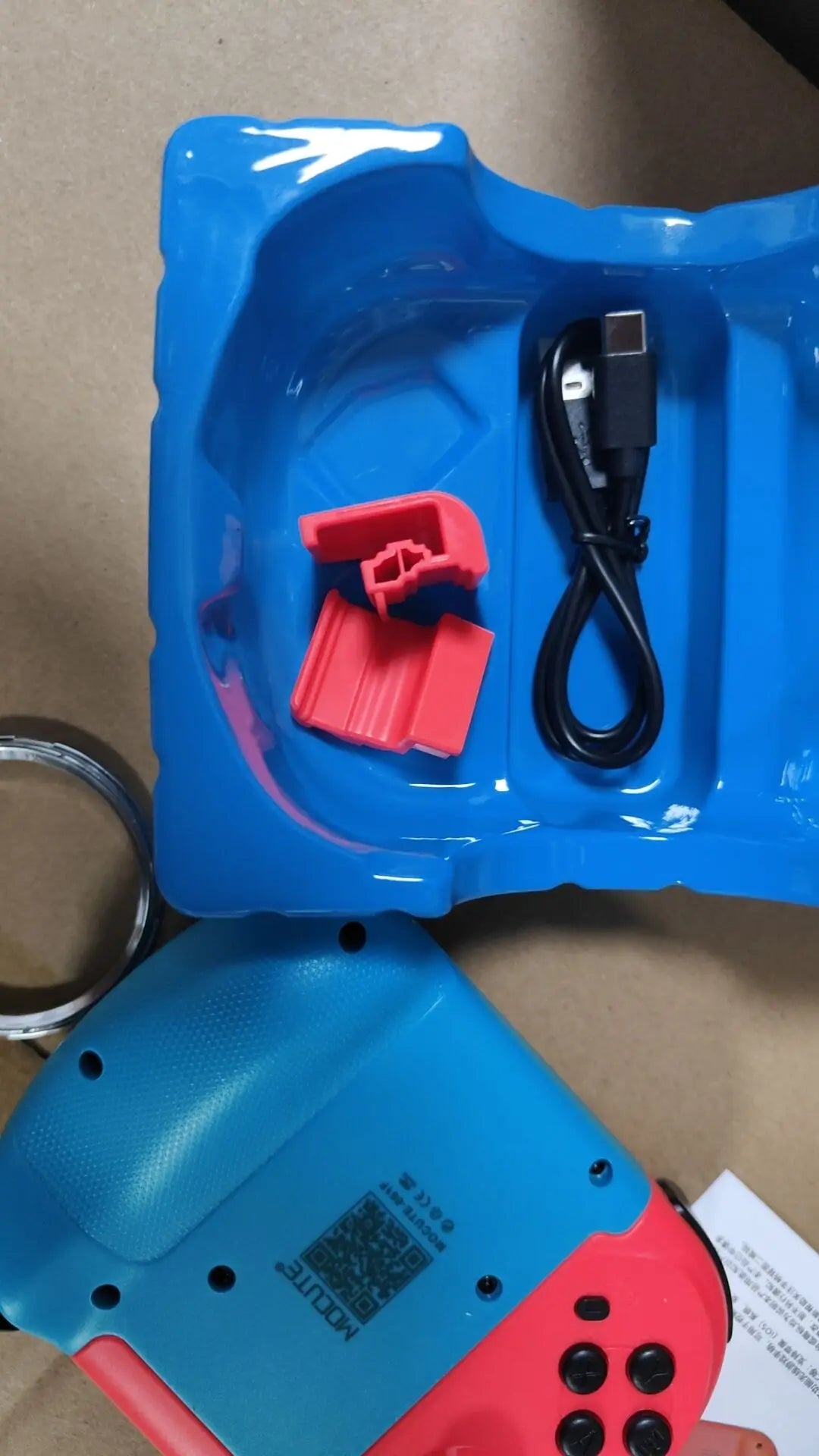 Mando inalámbrico Mocute 061, controlador de juego dividido izquierdo y derecho, Joystick de juego Bluetooth para Android, IOS y PC
