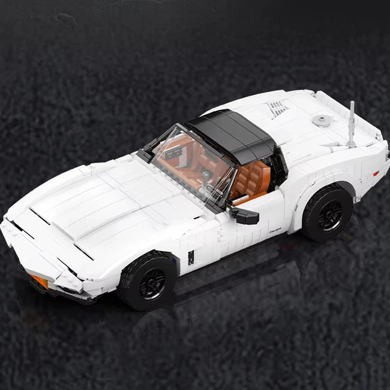 1347 Uds. Conjunto de bloques de construcción de automóviles Vintage C3 técnico Oldtime Super Sport Car Brick Set juguetes para niños regalos de navidad
