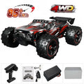 Coche teledirigido 1:16, 85 KM/H o 50 KM/H, 4WD, con Control remoto LED, camión Monster 4x4 de deriva de alta velocidad para niños vs Wltoys 124017   Juguetes