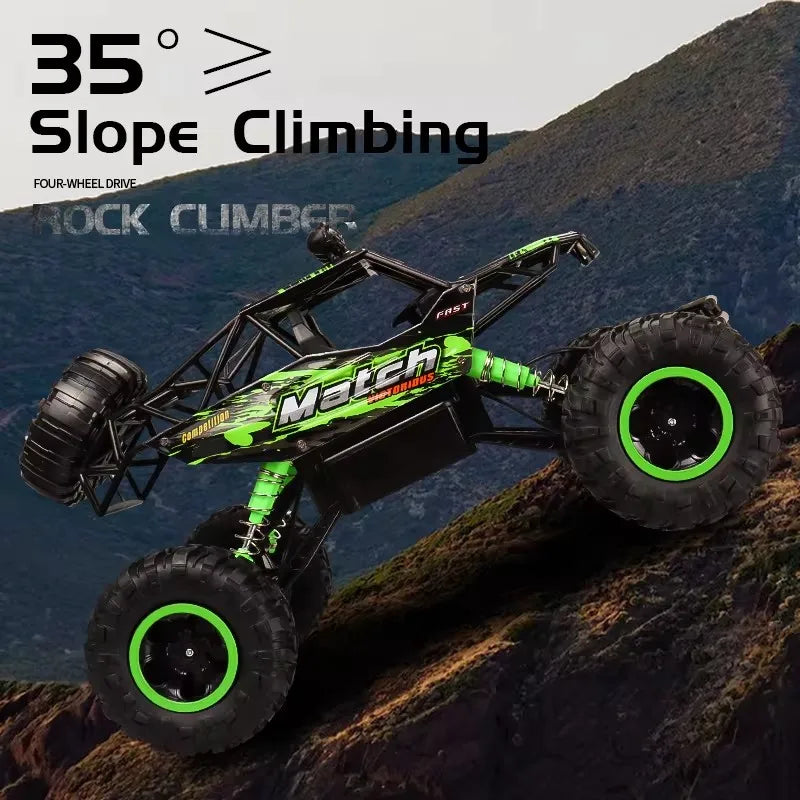 Auto RC 4x4 Todoterreno Control Remoto 1:12 OiKe con Luces LED