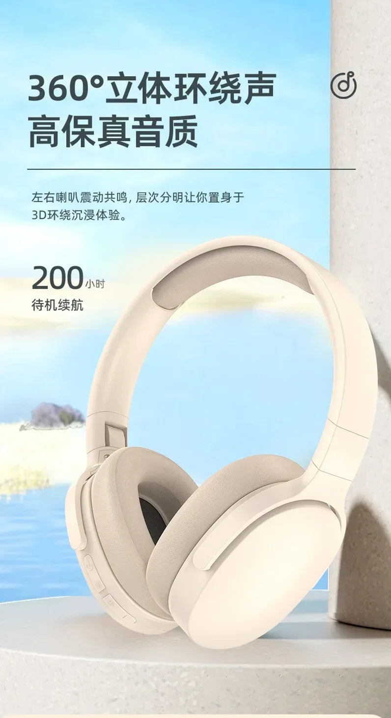 Auriculares Inalámbricos Bluetooth 5.3 HIFI con Micrófono y ANC