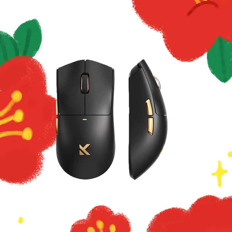 Ratón Mchose K7 Ultra inalámbrico para videojuegos, ligero, tres modos, receptor de 8000HZ, atracción magnética, ratón deportivo electrónico, regalo personalizado