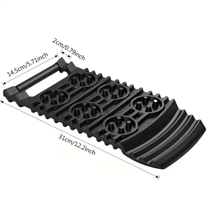 Tablero de Escape de neumáticos de coche, cadenas antideslizantes de emergencia, alfombrilla de tracción, pistas de recuperación, cadena de nieve, pala, rampas, almohadilla de ruedas