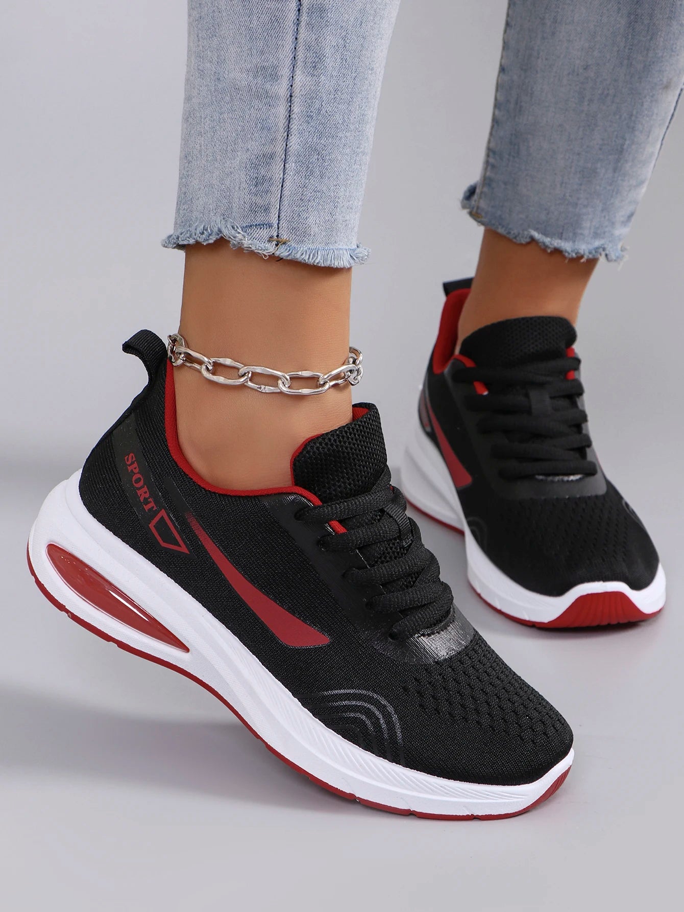 Nuevos zapatos deportivos de primavera para mujer, zapatos deportivos informales a la moda, transpirables, ligeros, antideslizantes, resistentes al desgaste, zapatos planos