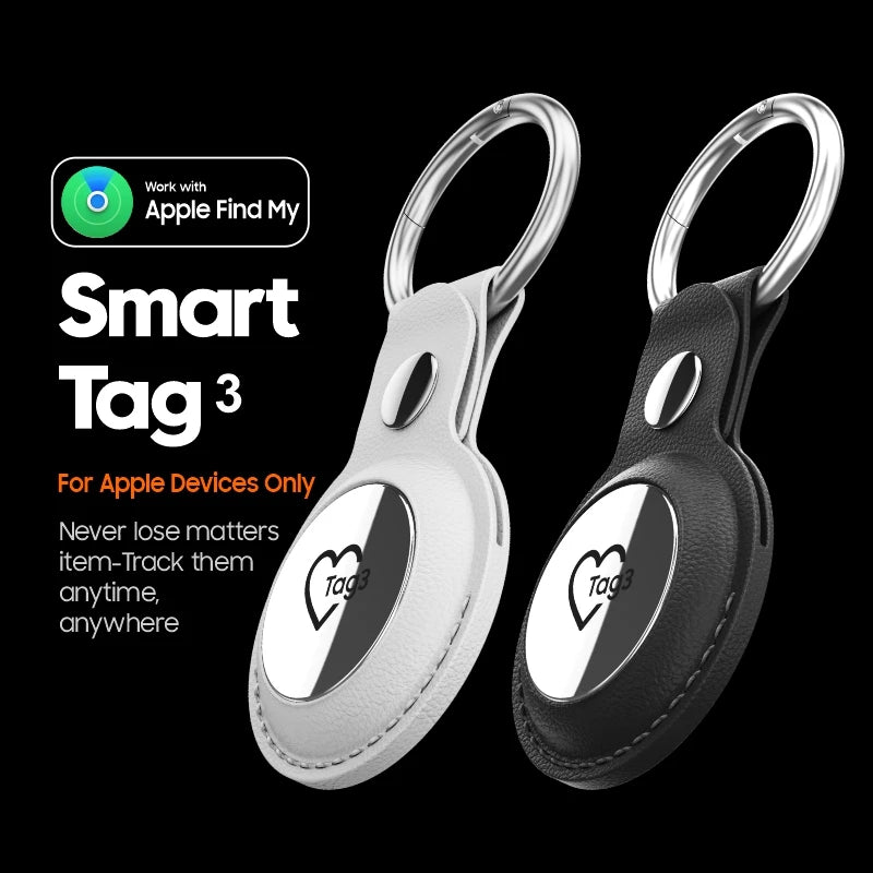 Etiqueta Inteligente con Localizador Antipérdida para Apple Find My, con Alerta Sonora y GPS para Llaves, Carteras, Autos y Mascotas, Solo para iOS, iPhone y iPad