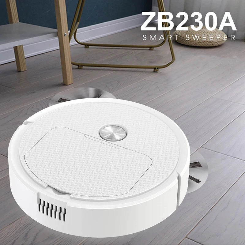 Robot Aspirador Mini 3 en 1, Inalámbrico para el Hogar, Barrido y Limpieza