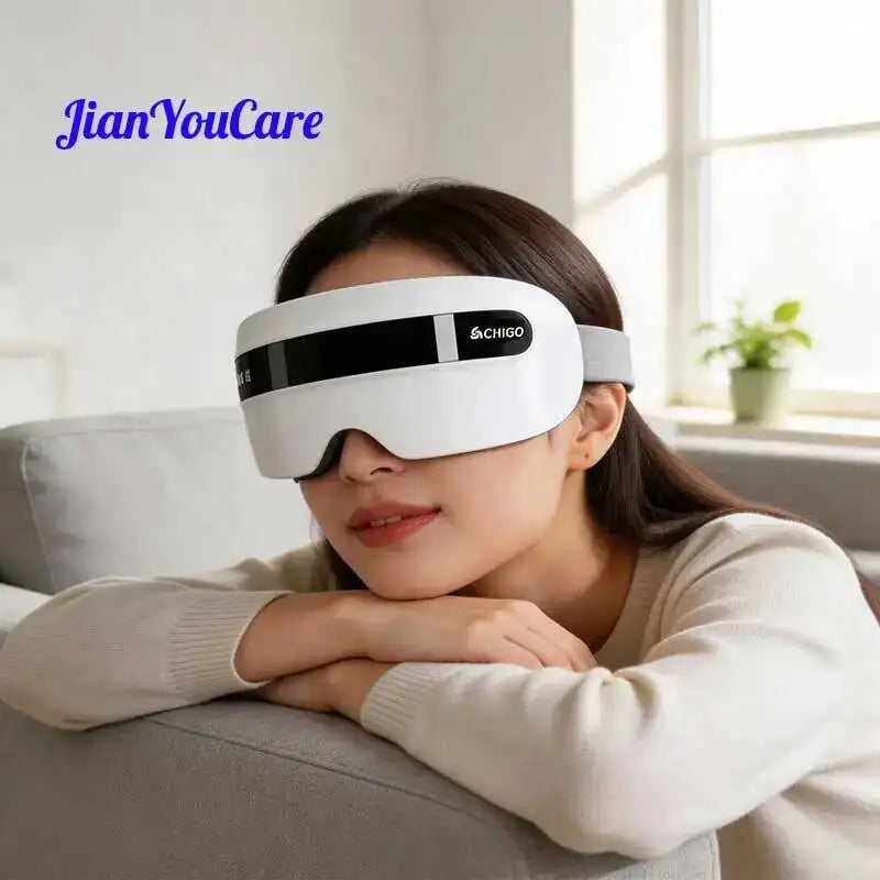 Masajeador Eléctrico Portátil para Ojos con Vapor y Vibración