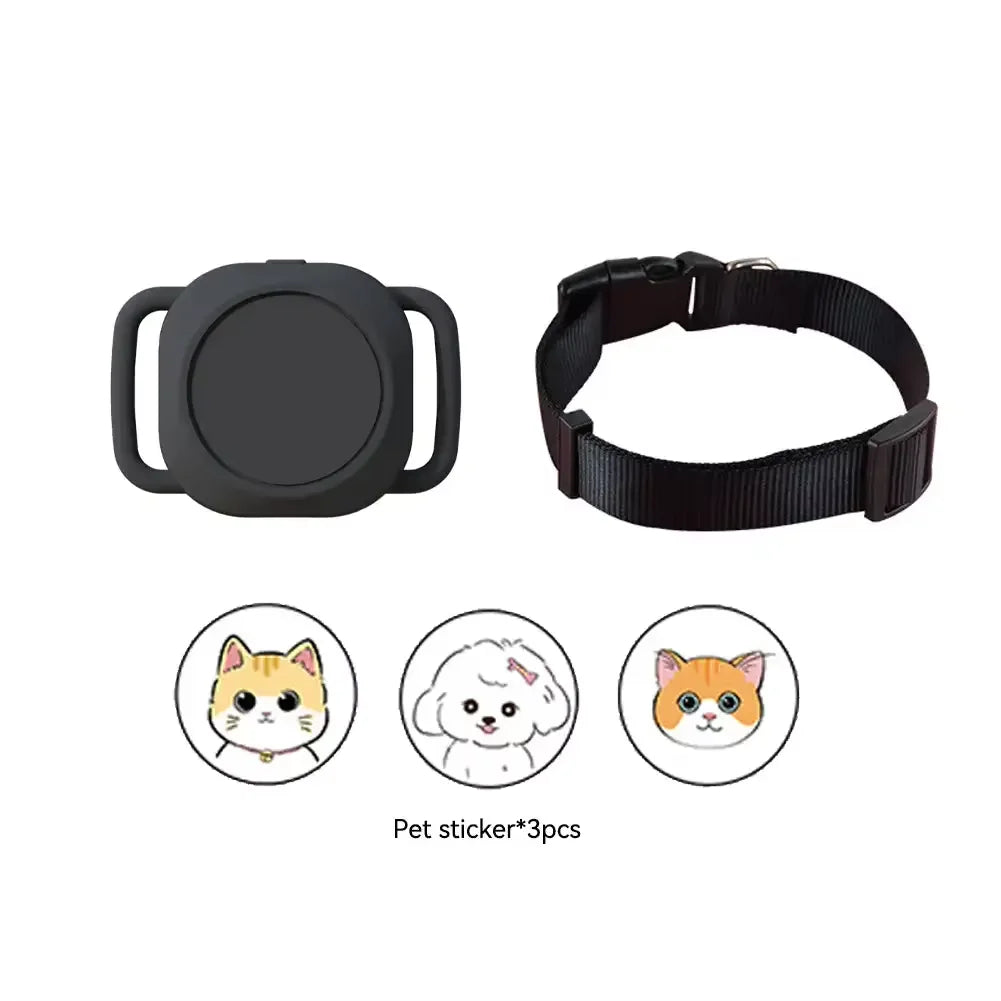Localizador de rastreador GPS antipérdida, rastreador de actividad inteligente compatible con Bluetooth, rastreador de ubicación Global en tiempo Real para perros y gatos