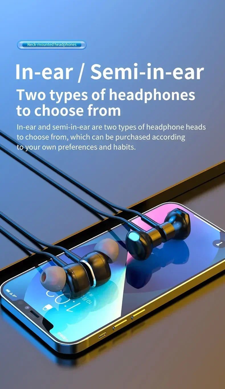 Auriculares Bluetooth Banda para el Cuello Deportivos