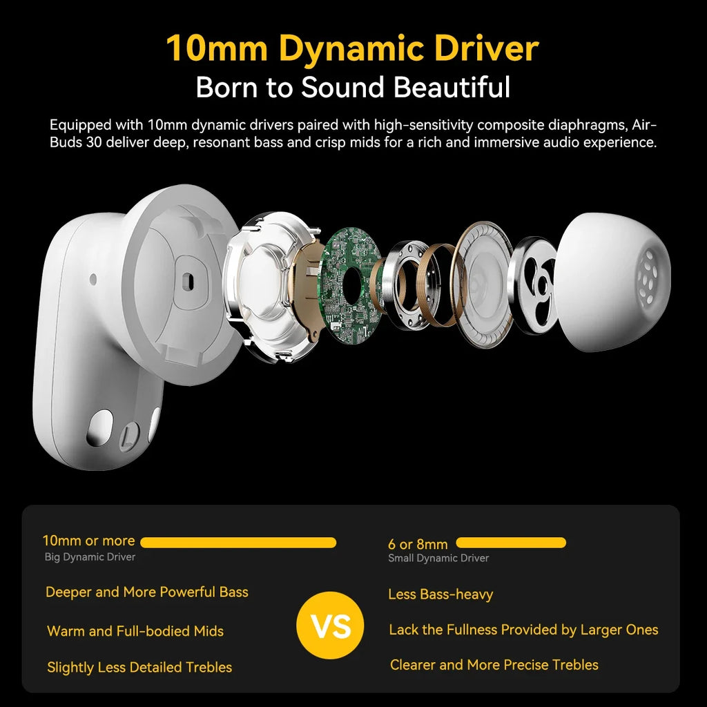 Blackview AirBuds 30 Auriculares TWS Bluetooth 5.3 ANC