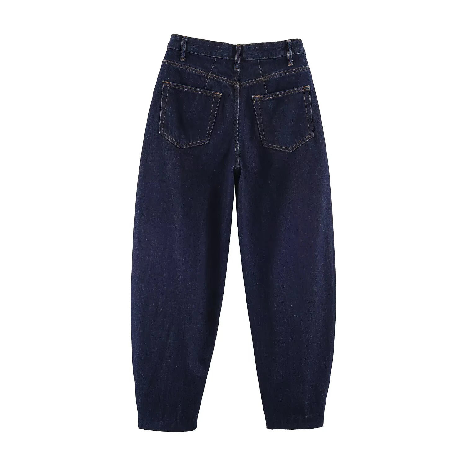 Pantalones Vaqueros en Forma de Cubo de Cintura Alta para Mujer