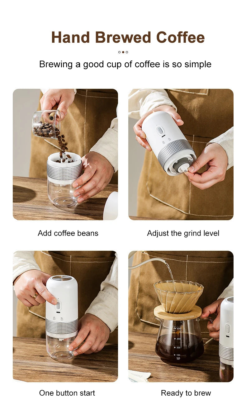 Molinillo de Café Cerámico Inalámbrico USB