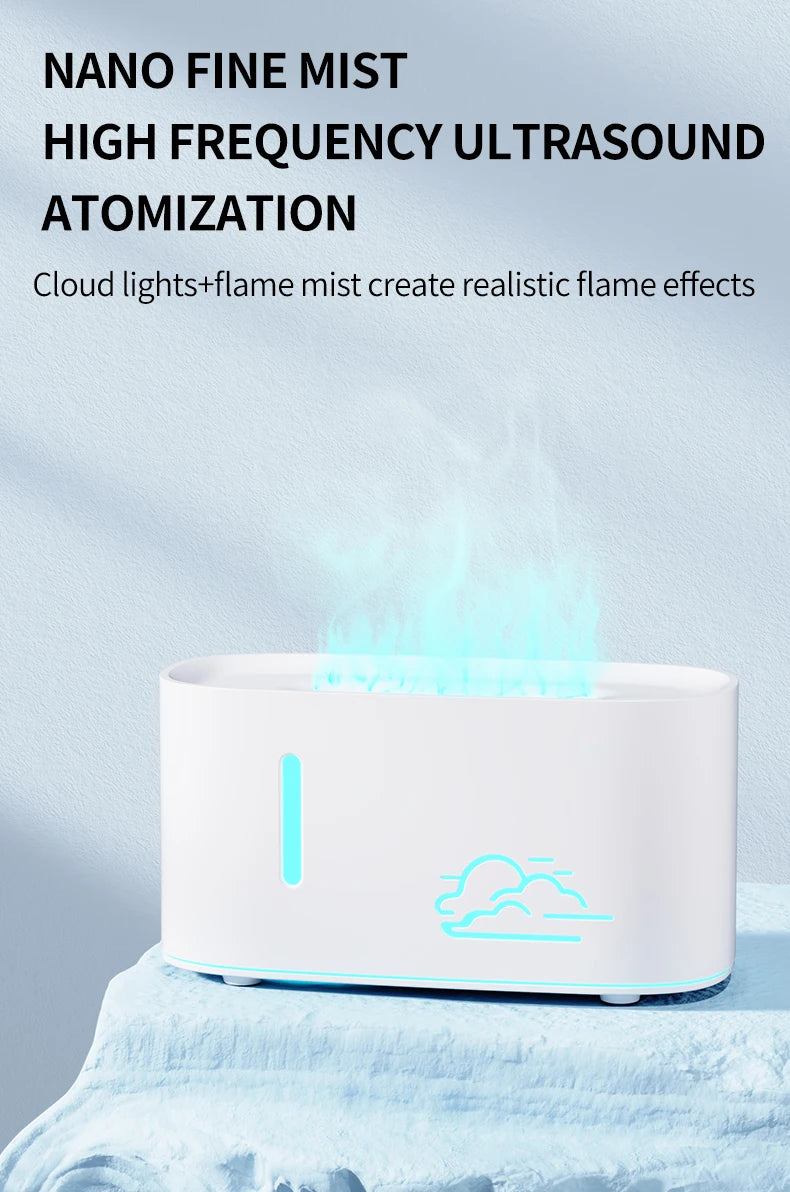 Máquina de Aromaterapia Llama de Nube