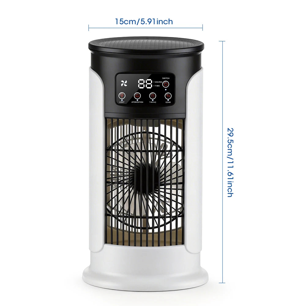Enfriador de Aire 3 en 1 con Humidificador y 6 Velocidades