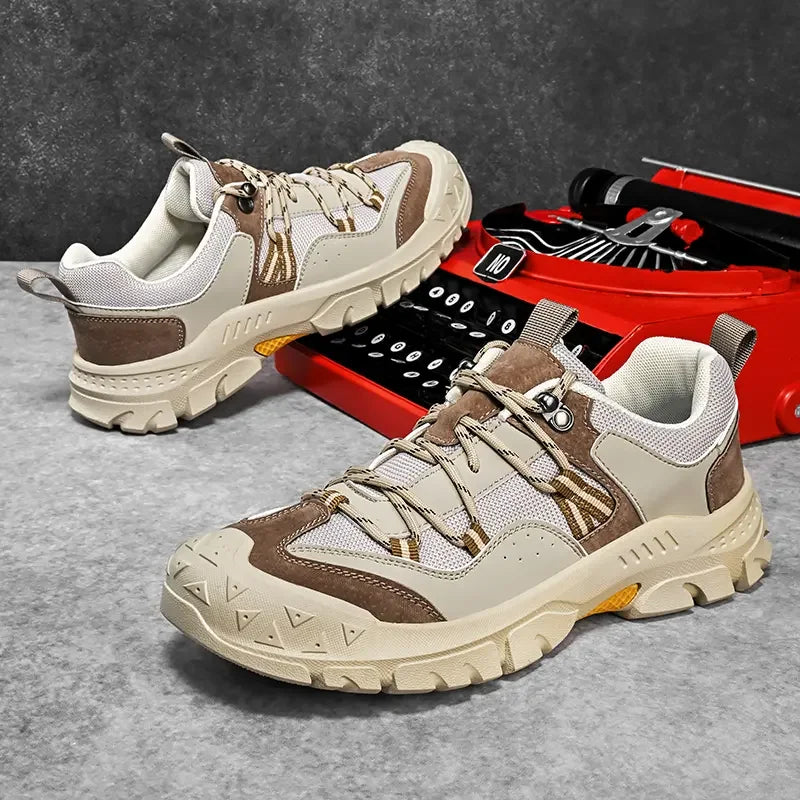 Zapatos de trekking transpirables unisex con suela gruesa antideslizante