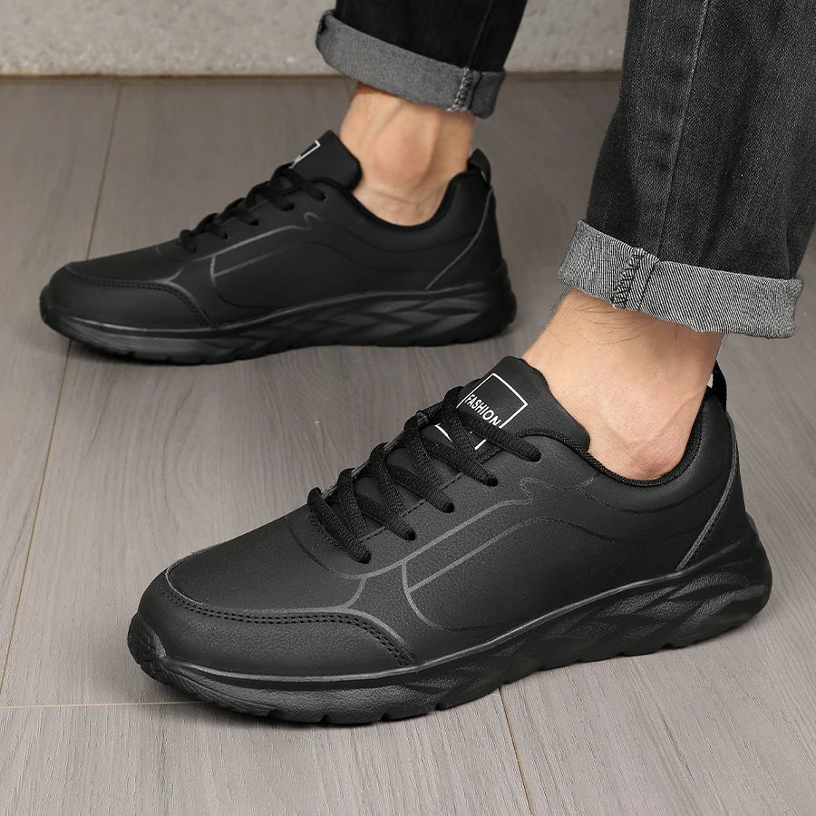 Zapatillas para Hombre, Cálidas, Antideslizantes, con Cordones, Talla 39-47