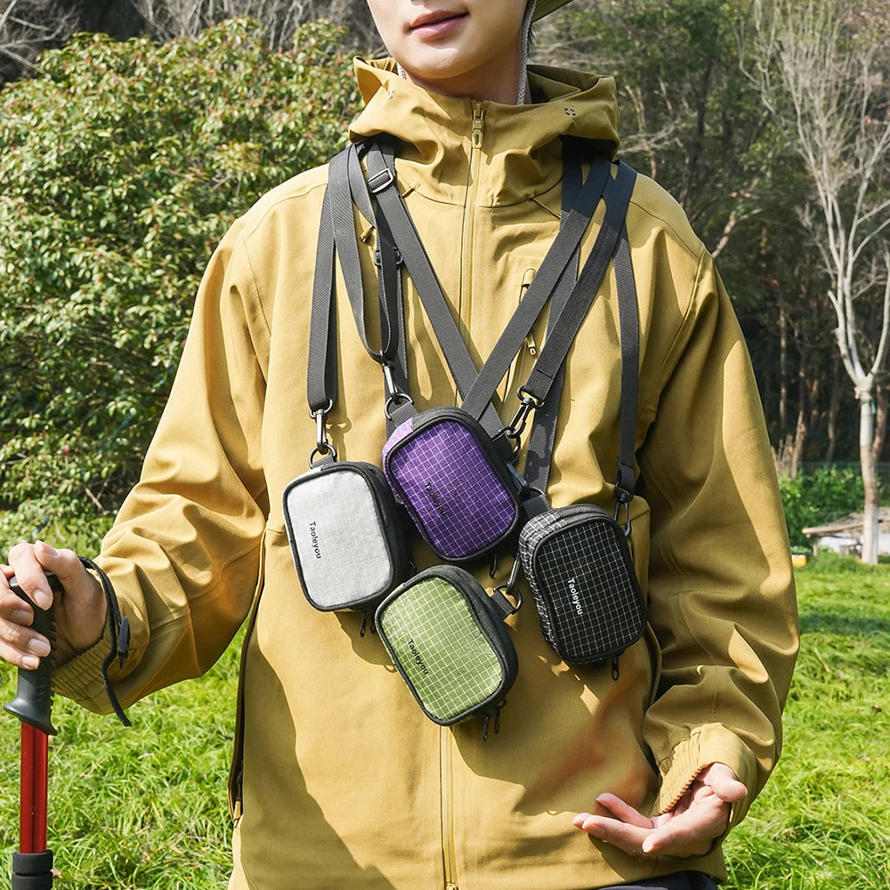 Bolso Cruzado EDC de Nailon Ligero para Hombre