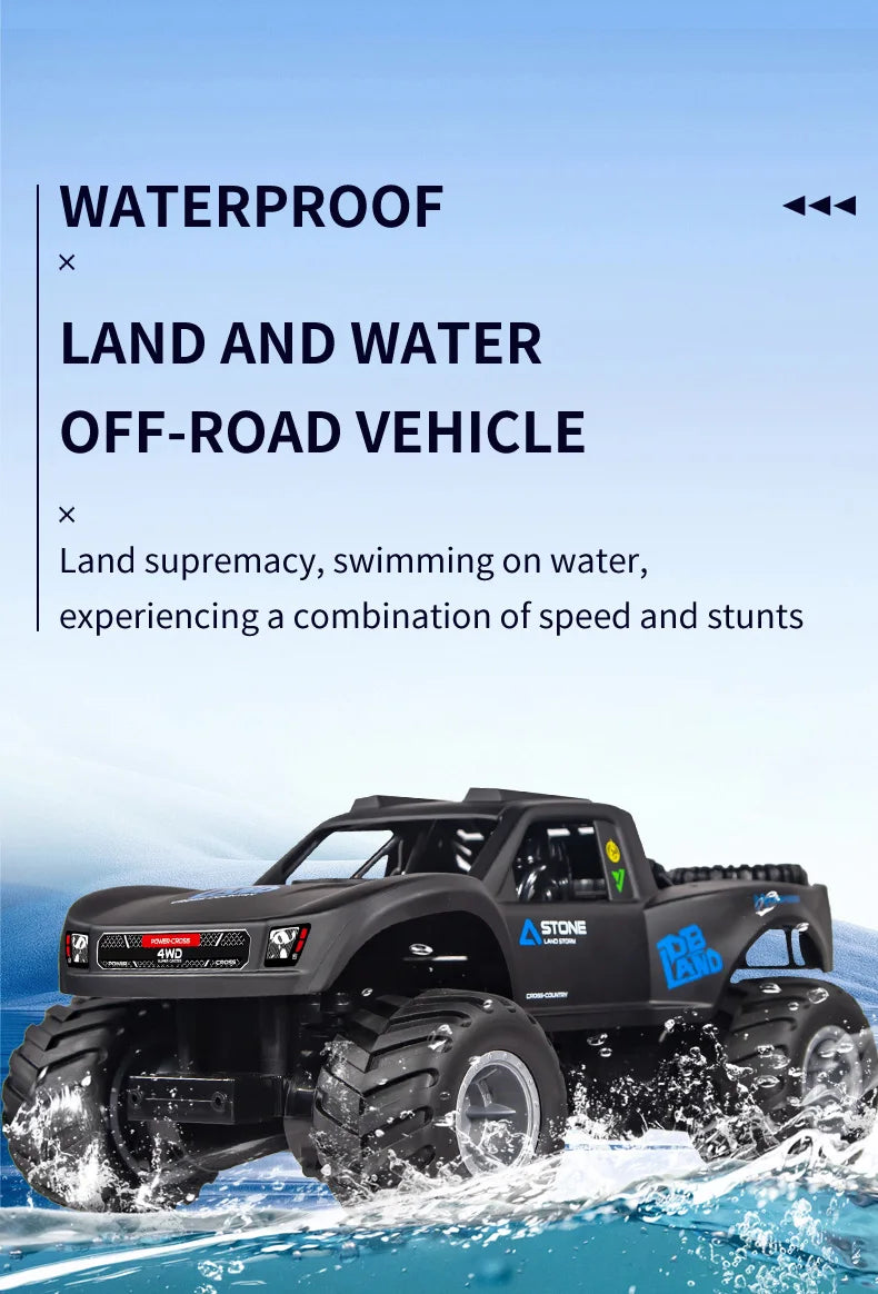 Auto RC Anfibio JJRC Q156 4WD 2.4G Control Remoto Todoterreno